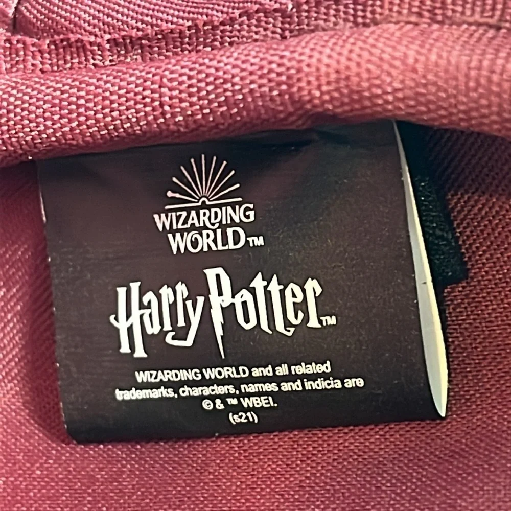 Harry Potter Acceptance Letter Backpack by Bioworld Maroon Red Hogwarts
